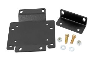 Honda Pioneer 1000-5 Deluxe Winch Mount - Rough Country - Black - '20-'23